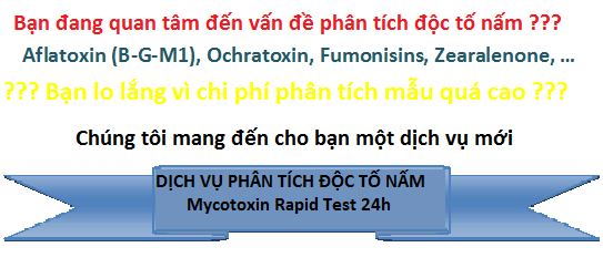 DỊCH VỤ PHÂN TÍCH ĐỘC TỐ NẤM