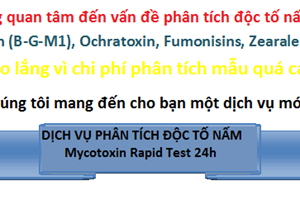 DỊCH VỤ PHÂN TÍCH ĐỘC TỐ NẤM